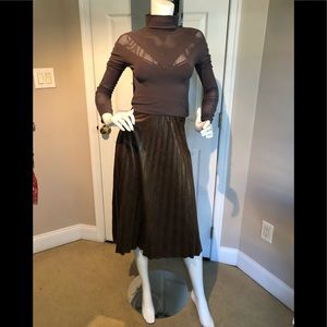 Zara snake 🐍 print faux leather skirt